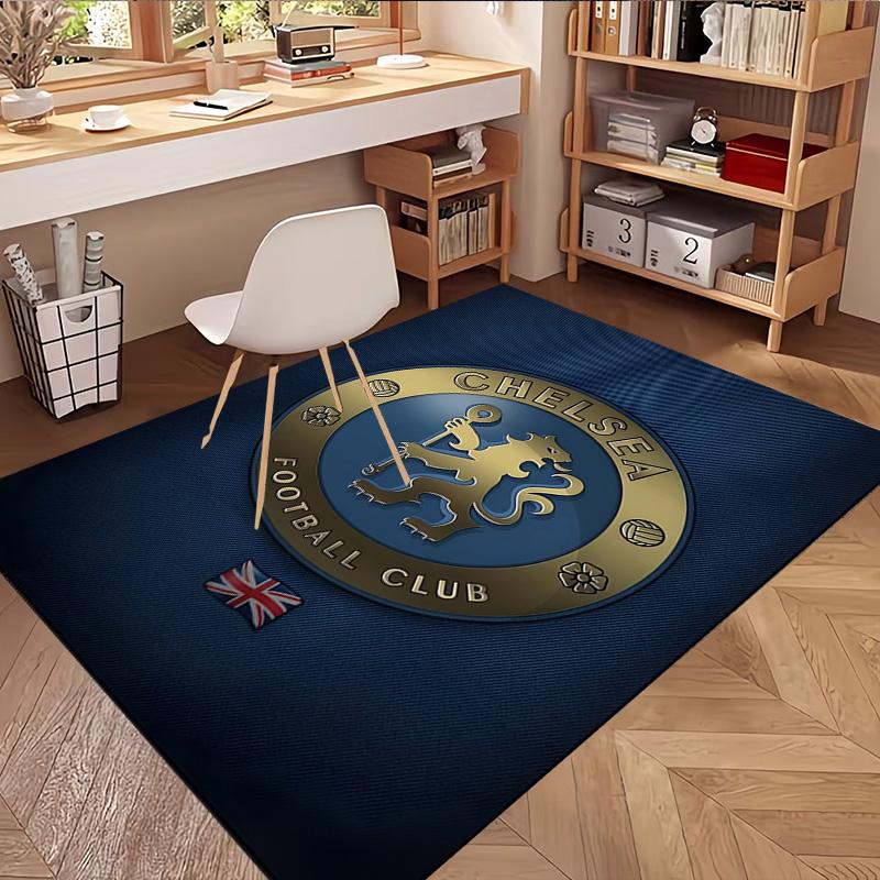Chelsea F.C Print Rug, Washable Floor Carpet, For Entryway Dorm Laundry Room Office Study, Home Decor Birthday Christmas Gift