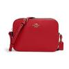 Camera Series 18 Solid Color Letter Logo Zipper Closure Pebble Leather Camera Bag Women Shoulder Bag Red 87734-IMF8Q