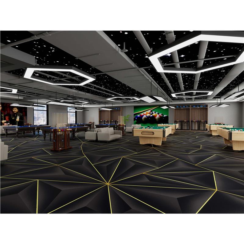 Billiard Hall Nylon Carpet: Waterproof, Fireproof, Full Coverage for Commercial Use