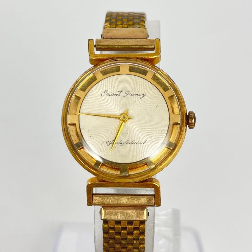 Used [Rare/Vintage] Orient Fancy 19 stones K18GF Manual winding