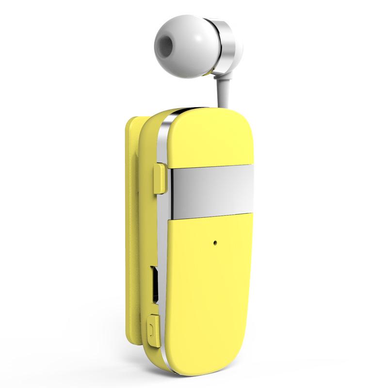 Einziehbarer Bluetooth-Kopfhörer: In-Ear, Einzelohr, Geschäftsanruf, Lange Akkulaufzeit