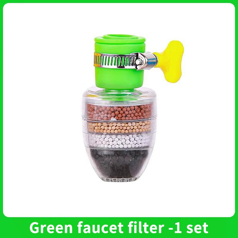 

6 слоев фильтра для воды очиститель крана медицинский камень кокосовый уголь насадка для крана кухонные принадлежности бытовой фильтр для воды 8CM