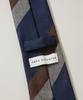 [Nano Universe] Kyoto Nishijin Washable Stripe Tie for Men F 050 Brown 668-6142203