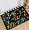 Colorful Duck and Black Letter Printed Pads Are Suitable for Bedrooms Living Rooms Kitchens and Comfortable Entrances Decorative