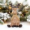 Nordic creative fun sitting elk living room desktop home decoration Christmas resin handicraft ornament