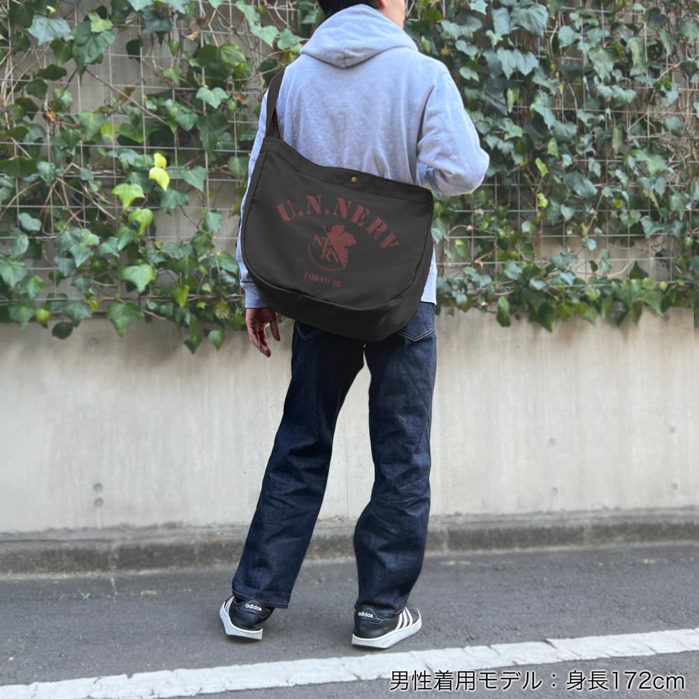 COSPA EVANGELION NERV Newspaper Bag BLACK [Official]