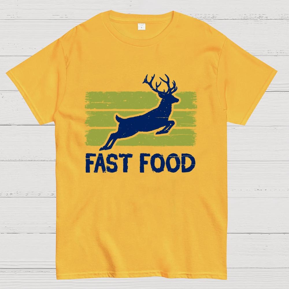 Really Fast Food Cotton Summer Casual Cool Loose T-Shirt