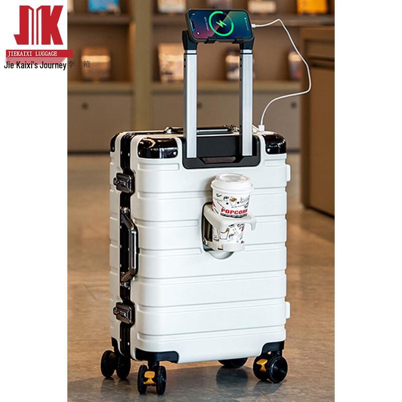 Jiekexi JK-007 Hardside Spinner Luggage with USB Port 20 inches
