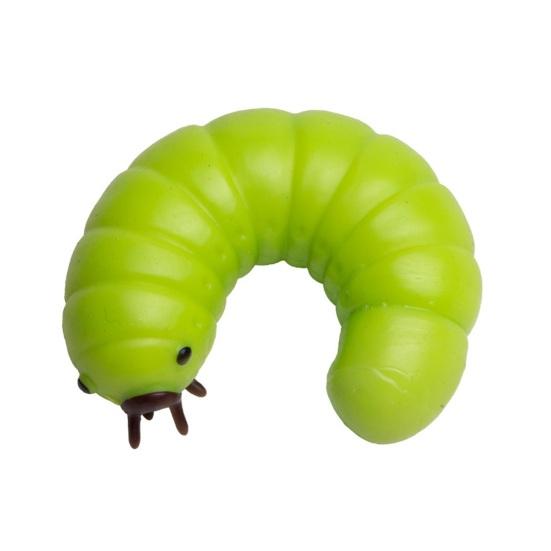 

Имитация гусеницы, сжимающая игрушка, медленно поднимающаяся, противотревожная, червяк, фиджет-игрушка, мягкая, эластичная, для снятия стресса, сенсорная игрушка зелёный