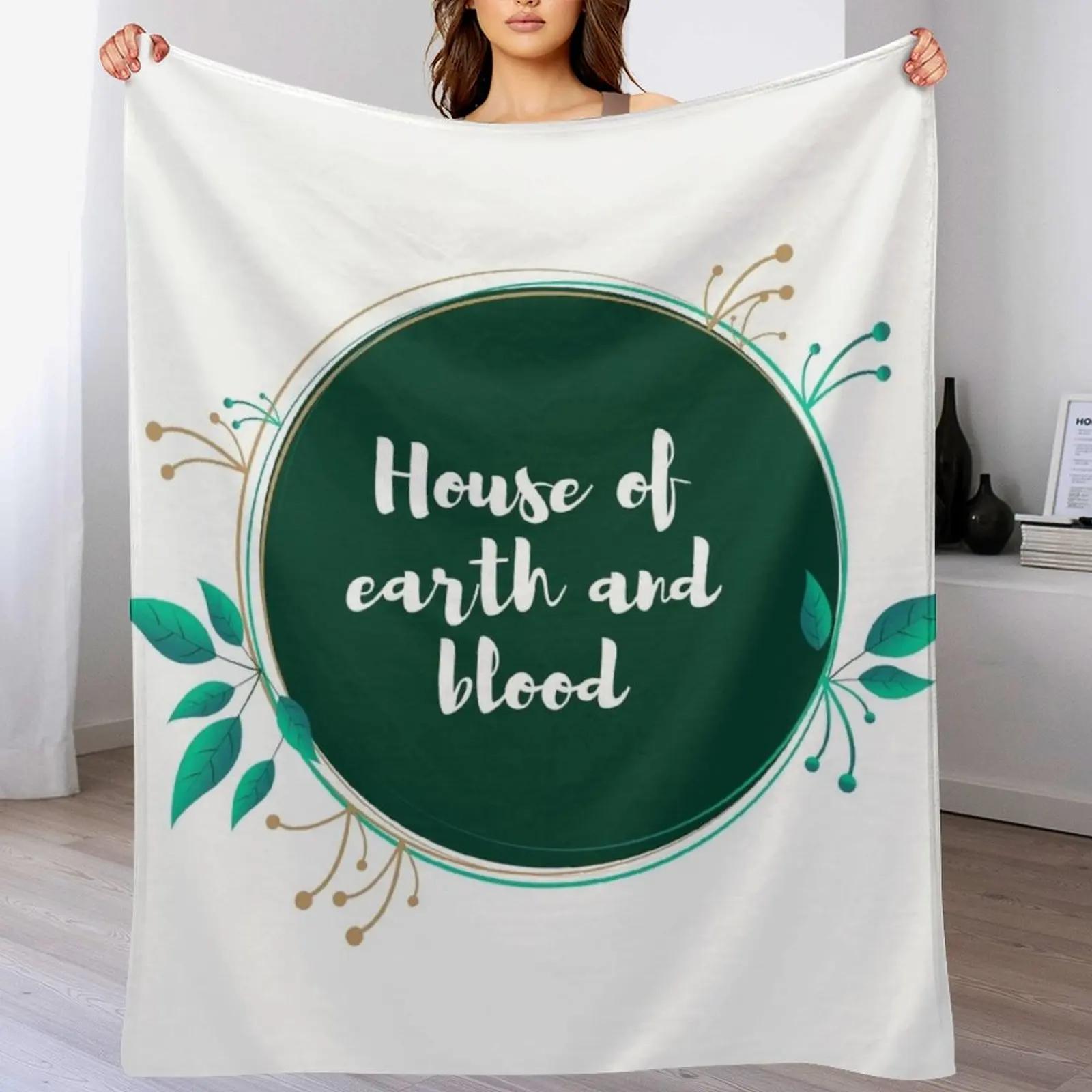 

House Of Earth And Blood Throw Blanket Air Conditioner Soft Blanket for Office Home 102x76cm(40x30in)