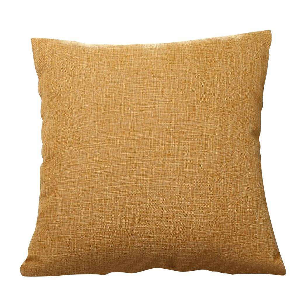 55 * 55cm Kissenbezug Zuhause Verdickter Leinen-Kissenbezug, Sofakissen, Bettkopfteil Weiche Polsterung