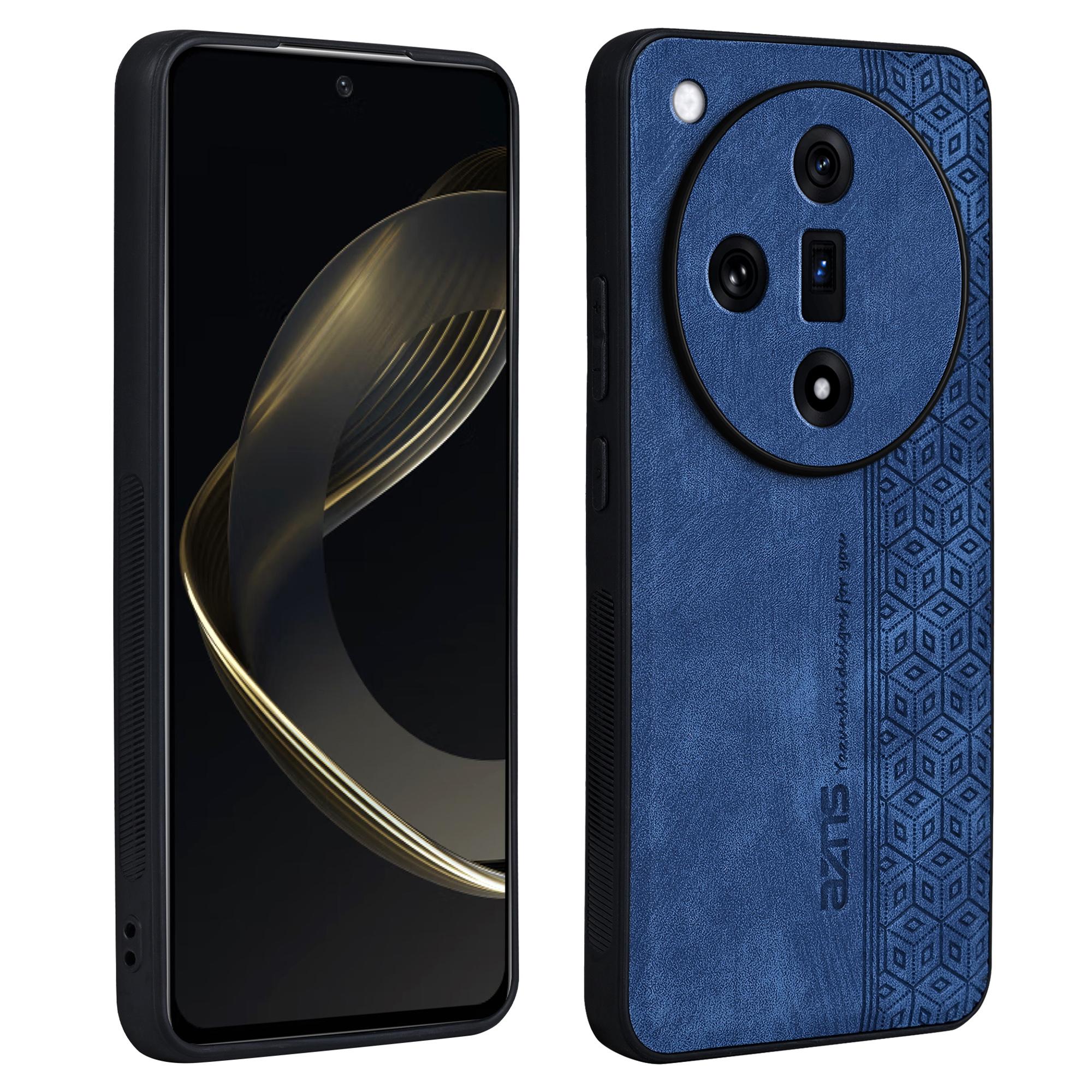 AZNS For Oppo Find X7 5G Case Imprinted PU Leather Phone Guard Cover B