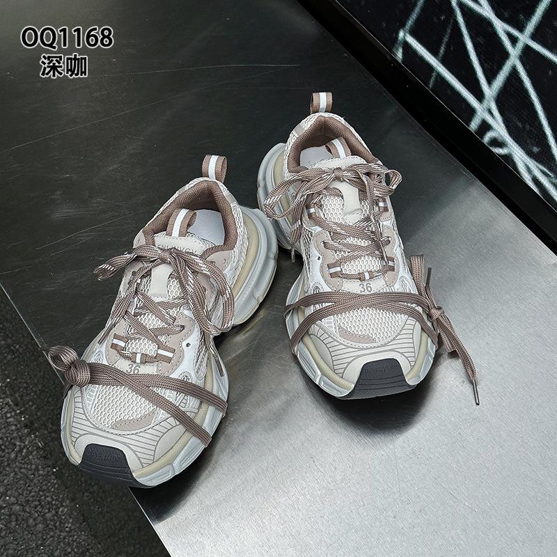 Daddy shoes red spring and autumn new lace-up ins trendy casual European super fire sports shoes