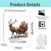 Rotating Christmas Carousel 2D Acrylic Standee - Festive Gift & Home Decoration