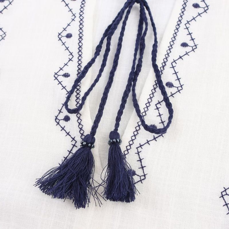 Araltay New Arrival Fashion Style Women's Fashion All-Match Simple Retro Style Embroider Shirt 8372244 060