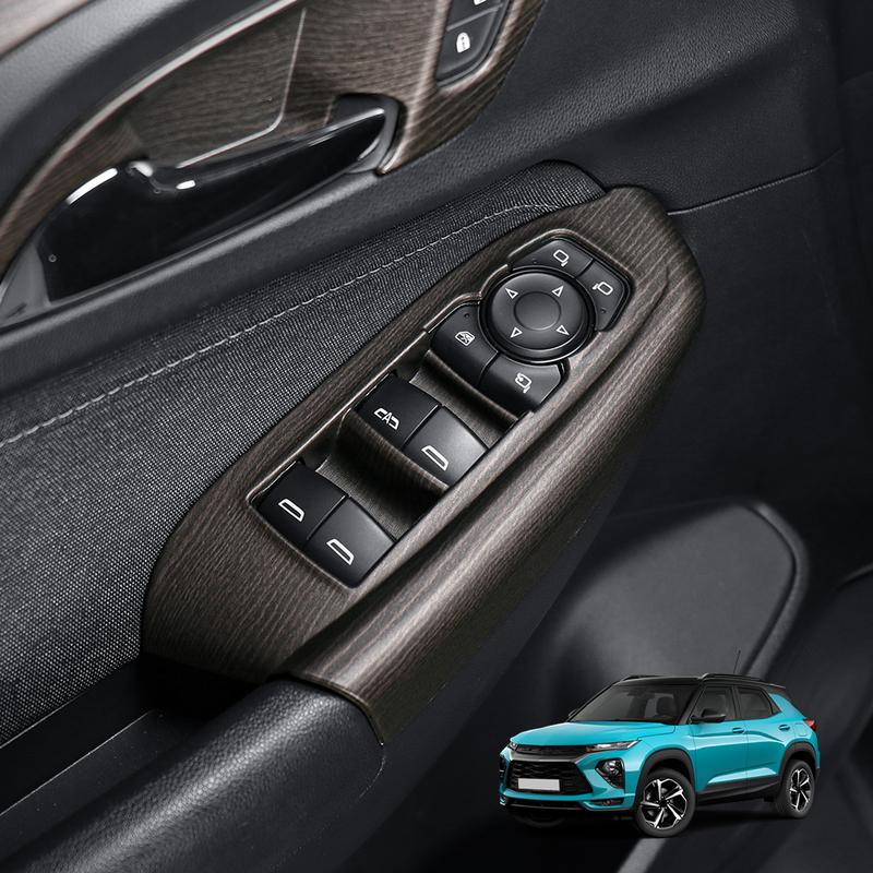 For Chevrolet Trailblazer -2025 Auto Interior Accessories Window Control Button Trim Panel Door Handle Decorative Strip ABS