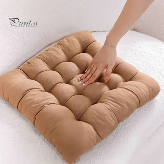 Hip And Lumbar Support Pillow Office Chair Cushion, Breathable Seat Pad, 40x40cm Soft Cushion for Home Stuffed Floor Reading Nook Polyester