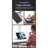 Skin Feel Matte for Samsung Galaxy Z Fold 6 5 4 3 Case with Tempered Film Pen Slot Capacitor Pen Folding Hinge Bracket Cover