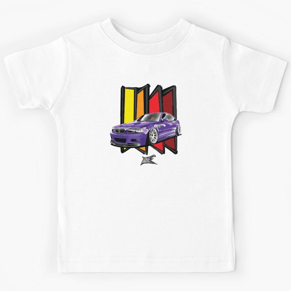 german sports sedan purple Kids T-Shirt 110