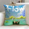Stylish FFlowiou Cushion Cover Stylish Washable Pillow Cover Ideal for Couch Bedroom Car Decoration
