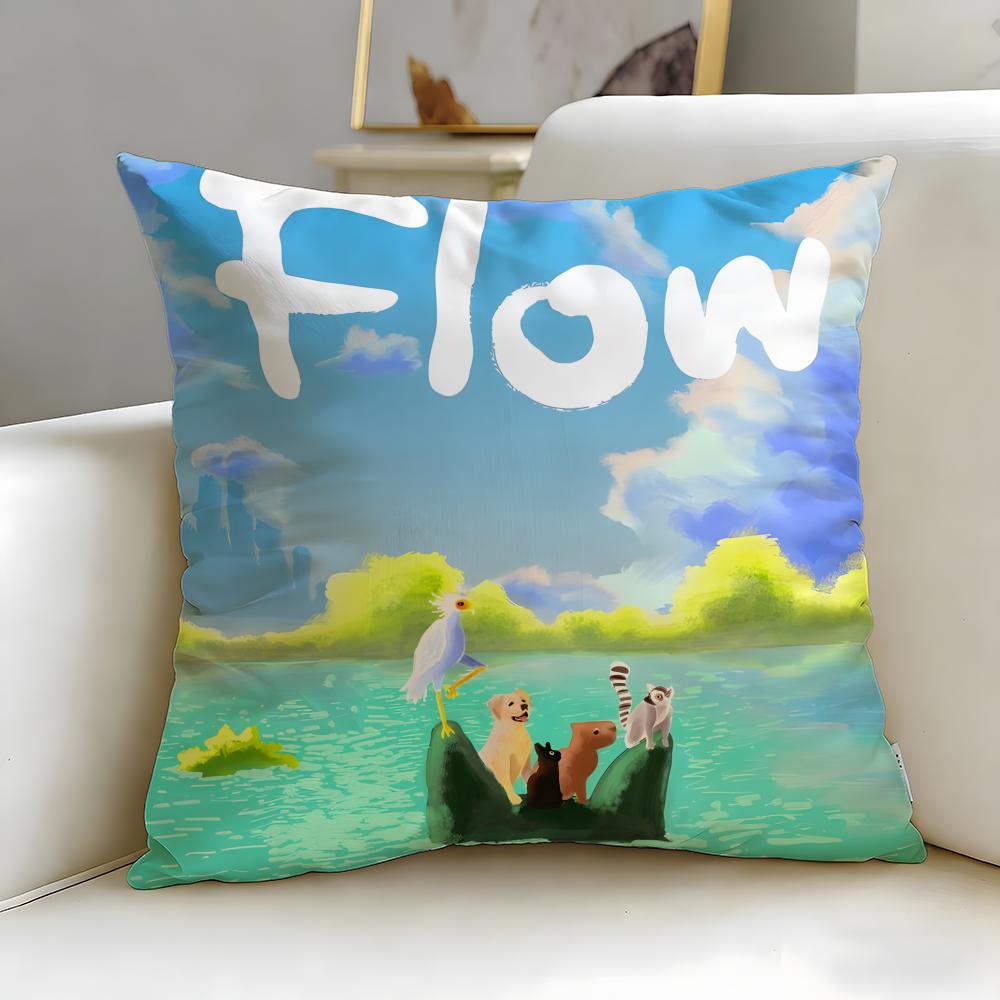 Stylish FFlowiou Cushion Cover Stylish Washable Pillow Cover Ideal for Couch Bedroom Car Decoration
