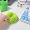 1/2 Bucăți Animale Decomprimante Broască Pufoasă Figurină Desene Animate Anime Broască Verde Jucărie de Pluș Broscuță Pufoasă Pandantiv Ornamente Drăguțe