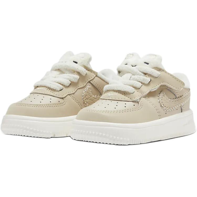 Nike Force 1 Low SE EasyOn TD Králíček Dětské Tenisky Tmavě Béžová Sanddrift Sail FZ1009-100