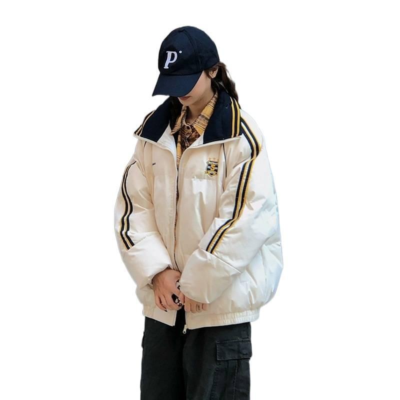 New Guochao short fashion cotton-padded clothes female winter students thickened loose cotton-padded jacket
