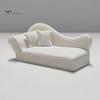 Creative Miniature Gifts 1:12 Scale Dollhouse Sofa with Pillows, European White Blank Furniture Style Simulation Recliner, Photography for Decoration