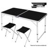 Portable Outdoor Folding Table & Chairs for Street Vendors and Camping