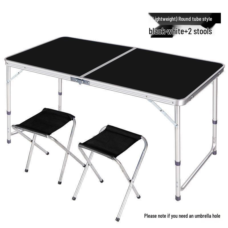 Portable Outdoor Folding Table & Chairs for Street Vendors and Camping