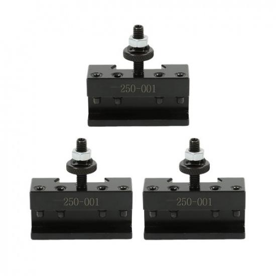 3 x Quick Change Turning & Facing Lathe Tool Post Holder 250-001 OXA #1