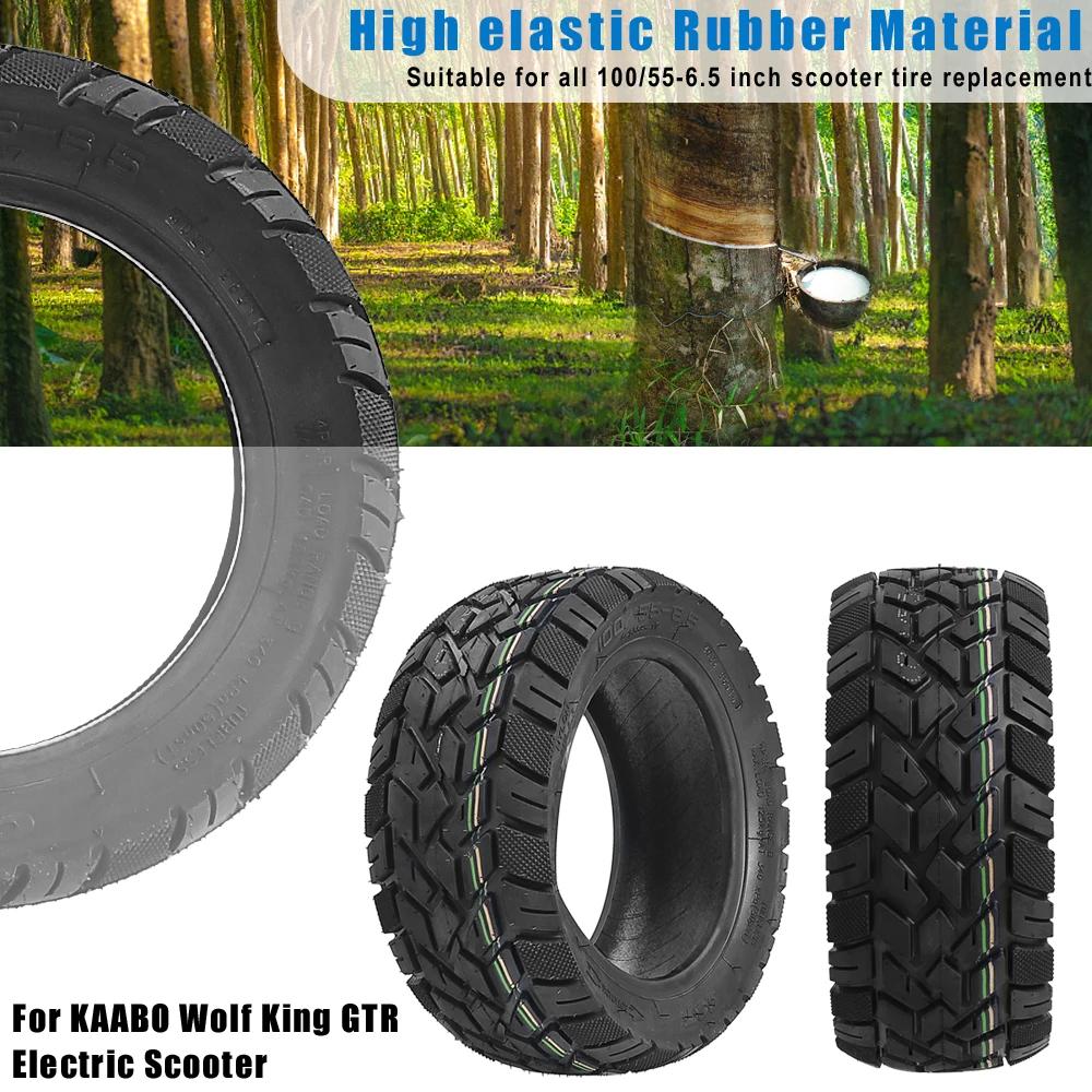 11-дюймова 100/55-6.5 Потовщена Вакуумна Зовнішня Шина для Електросамоката Kaabo Wolf King GTR Dualtron Ultra2 THUNDER II Безкамерні Шини