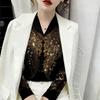 German Velvet V-neck Slim Fit Long Sleeve Women's T-shirt - Light Luxury Hot Drilling, Autumn/Winter Fashion Versatile Base Layer.