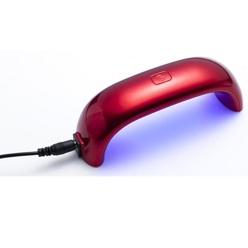 9W 9Colors Mini Nail Dryer Portable Qcuik-dry For All Gels Art Nail Tools Home Use UV LED Lamps