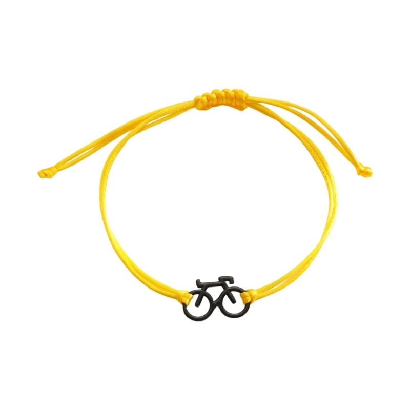 Simple Sporty Adjustable Handcrafted Copper Bracelet Featuring Cycling Motifs For Secure Fit And Versatile Wear