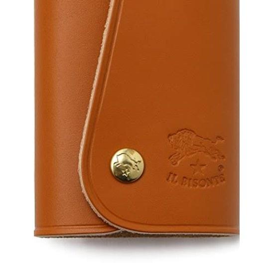 IL BISONTE Key Case Leather Genuine Cowhide Ladies Men Unisex