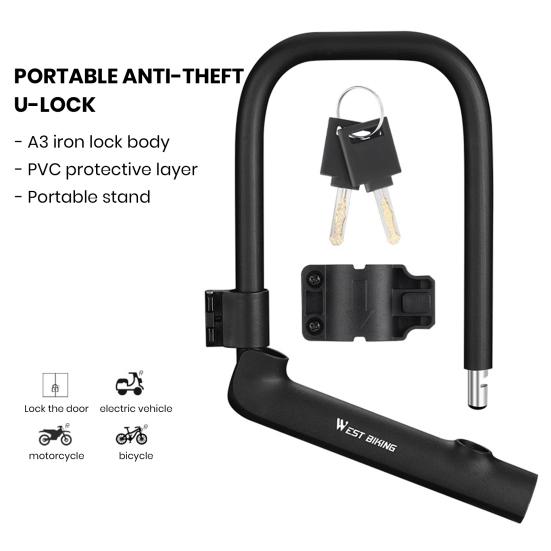 

Замок для велосипеда, высокопрочный, безопасный, нержавеющий, устойчивый к коррозии, с ПВХ-покрытием, замок для шоссейного велосипеда