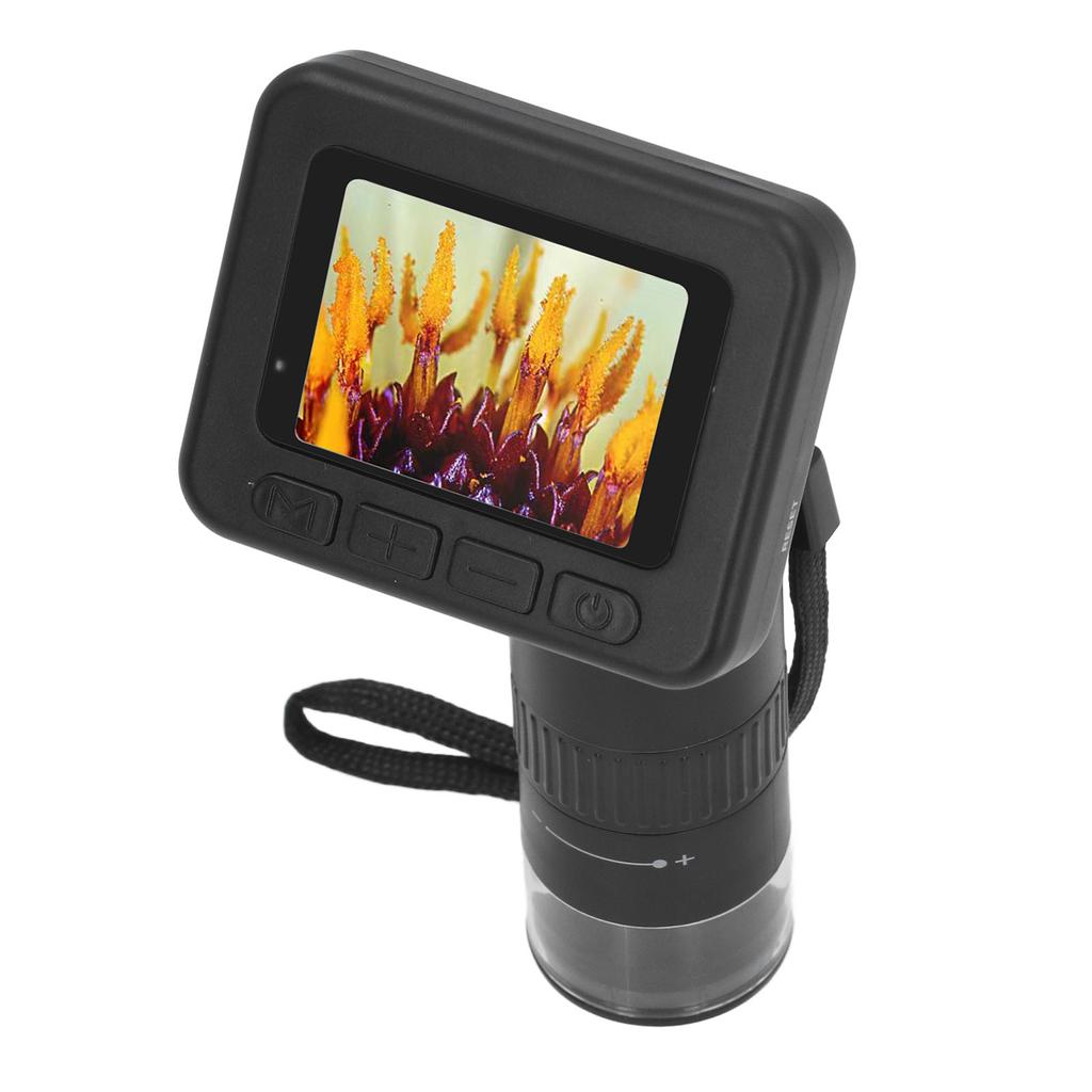 Handheld Digital Microscope 2 Inch IPS Screen 1000X Magnification USB Connect To PC Microscope with 
