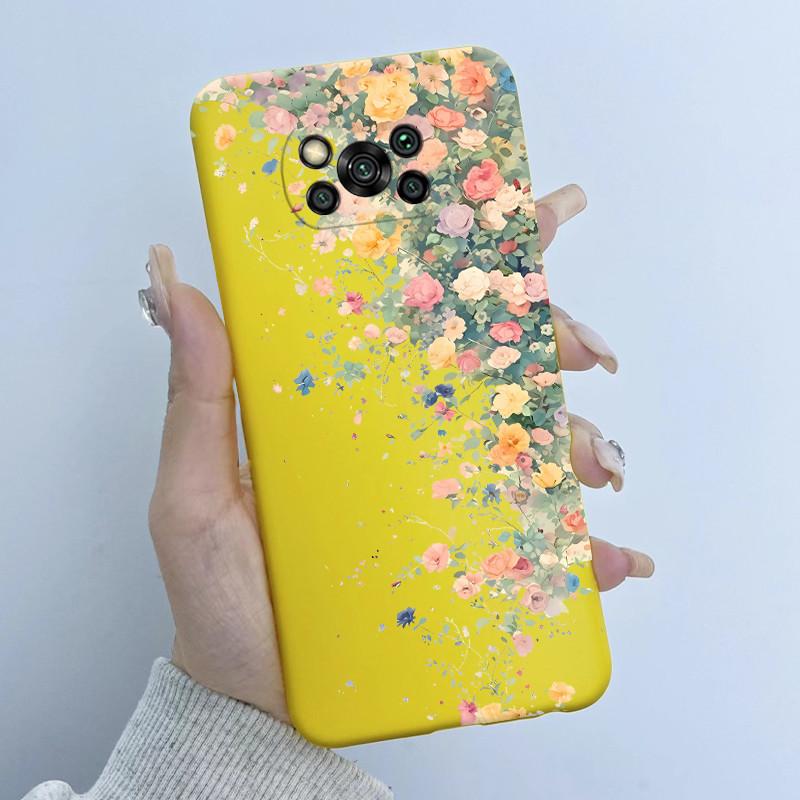 For Xiaomi Poco X3 Pro Case Flower Girls Design Soft Silicone Phone Back Cover For Xiomi PocoX3 Pro X 3 3X Poco X3 NFC Shells