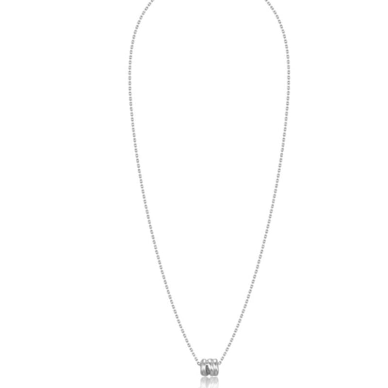 poery Mini Loop Necklace_Silver