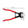 Ergonomic Tile Cutting Pliers Glass Tile Nippers For Comfortable Extended Use Ideal For DIY Enthusiasts Skilled Workers