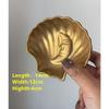 Retro Style Shell Shape Ceramic Tray Jewelry Storage Plate Tray,Gilding Ceramic mini ring, necklace, earring storage tray