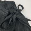 PLEATS PLEASE PP73-JF573 17AW Black Pleated Wide Wrap Pants Bottoms 3 blackUsed