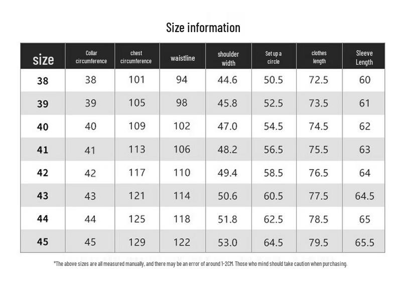 ROMON Men's Wrinkle-Resistant Long-Sleeve Business Shirt
