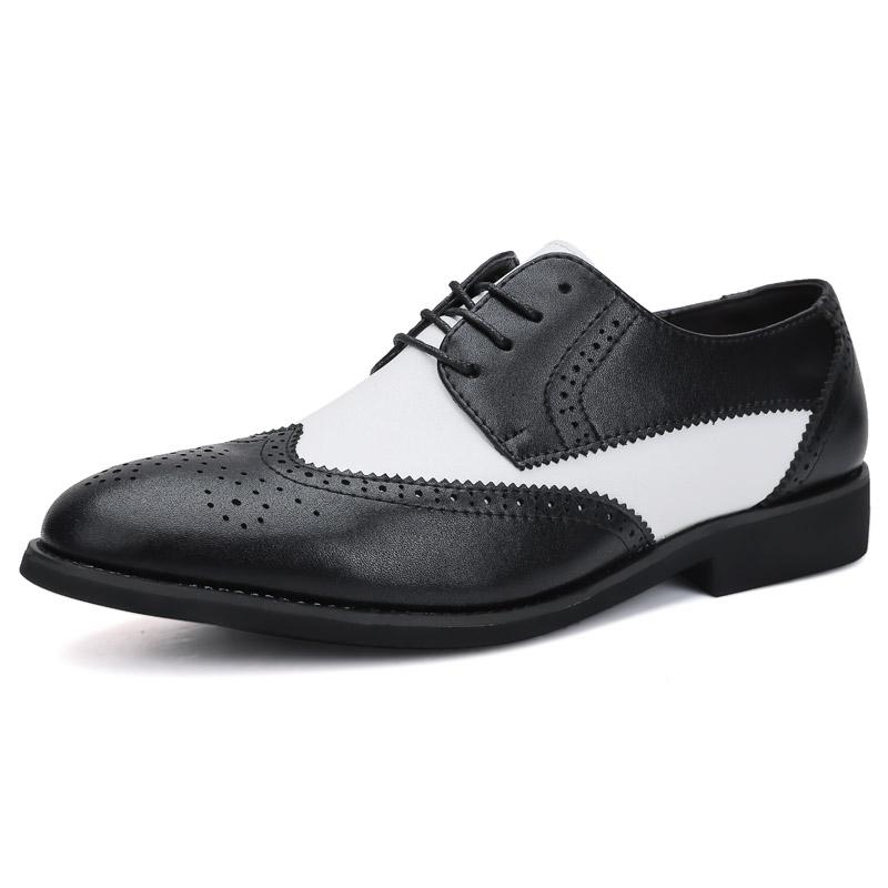 Formal Wedding Brogue Luxury Business 38~48 Suit Designer Mens Dress Casual Leather Italian Male Office Shoes for Men Loafers