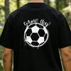 European sizes Men'S Football Graphic T-Shirt Crew Neck Tee with Soccer Ball & Mera Print - All-Season Casual Shirt
