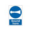 Scan Sound Horn - Pvc Sign 200 X 300mm