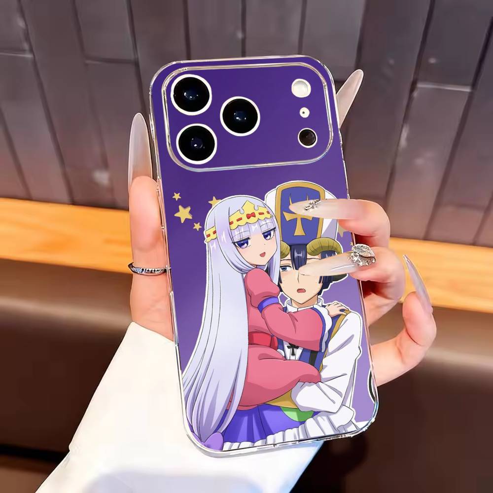 Sleepy Demon C-Castle Phone Case For iPhone17,16,15,14,13,12,11 Plus,Pro Max Soft Transparent Cover