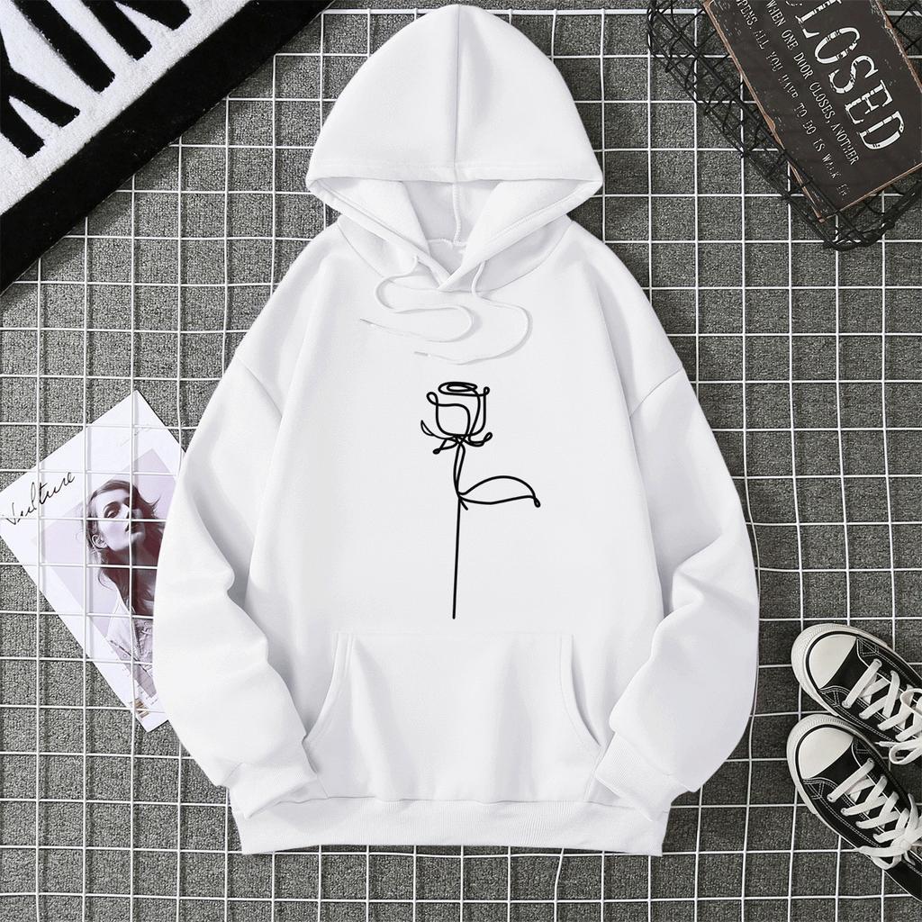 Winter thickened fleece sweater women's 2025 new autumn and winter large thermal loose hooded top